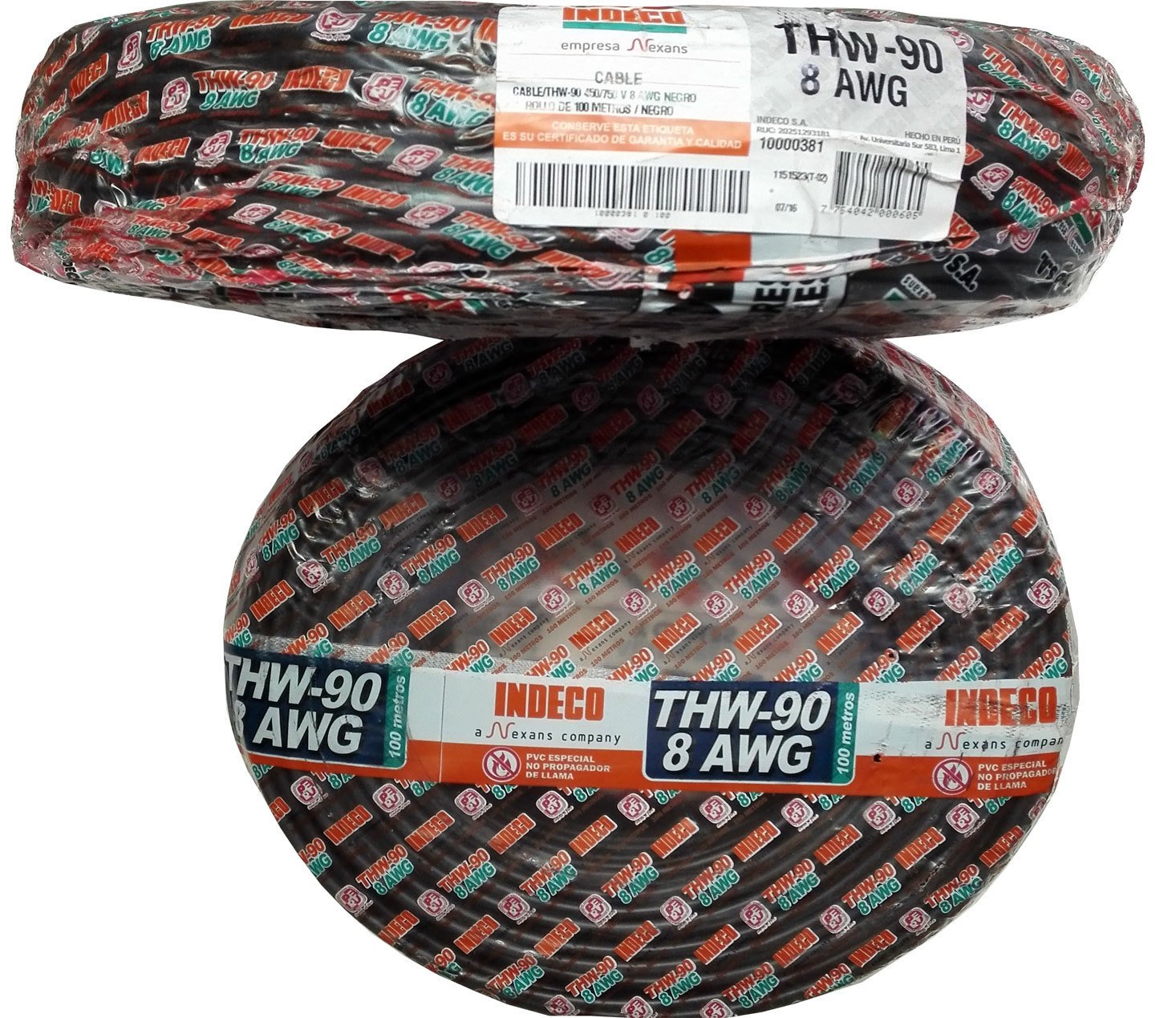 CABLE INDECO 8AWG THW CABLE INDECO 8AWG THW