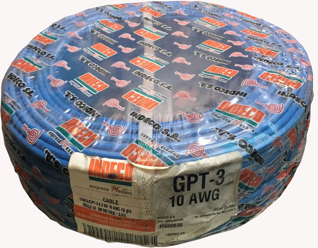 CABLE INDECO GPT 10AWG