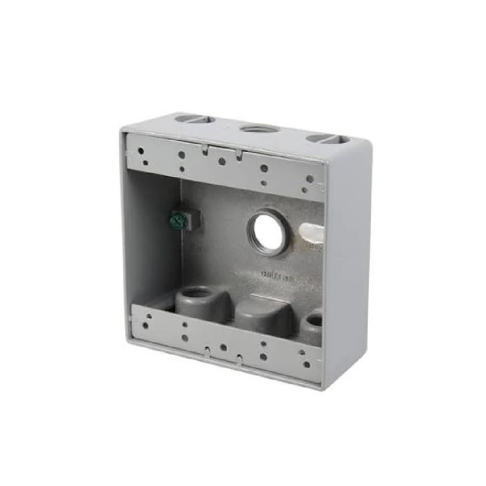 CAJA CUADRADA CONDUIT ALUMINIO X 5 SAL
