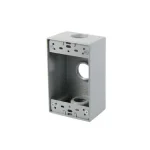 CAJA RECTANGULAR CONDUIT TIPO RAWELT X 3 SAL