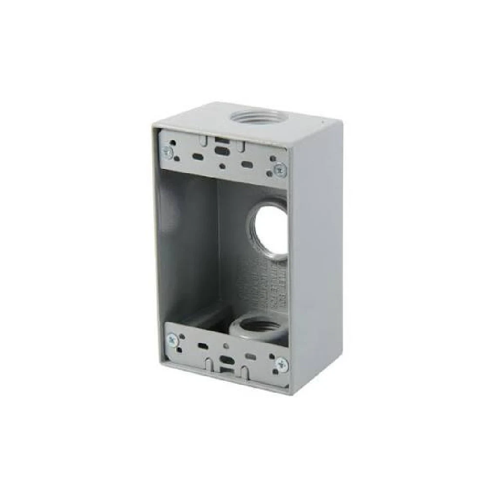 CAJA RECTANGULAR CONDUIT TIPO RAWELT X 3 SAL