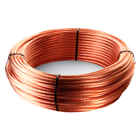 CONDUCTOR DE COBRE DESNUDO 10MM
